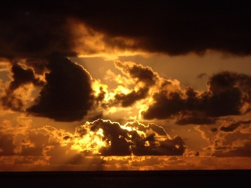 Morro sunset