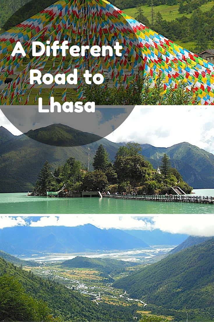 A Different Road to Lhasa. Taking a different route in Tibet in China #travel #trip #vacation #lhasa #tibet #china #itinerary 