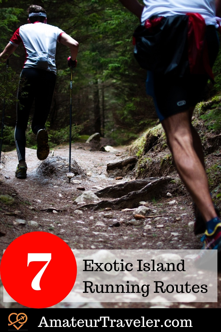 7 Exotic Island Running Routes #travel #running #hiking #trekking #tropics