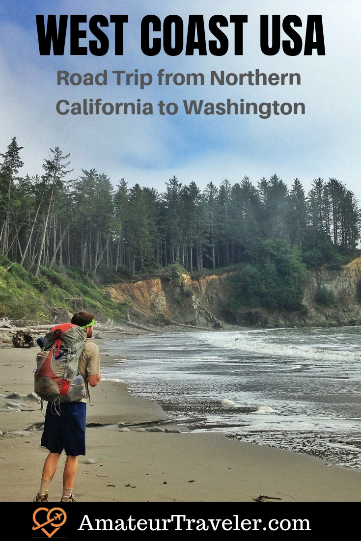 West Coast USA Road Trip - From Northern California to Washington #road-trip #road #tip #travel #trip #vacation #california #washington #oregon #national-parks #olympic-peninsula #seattle #portland #coast #northwest #itinerary #destinations #places-to-visit