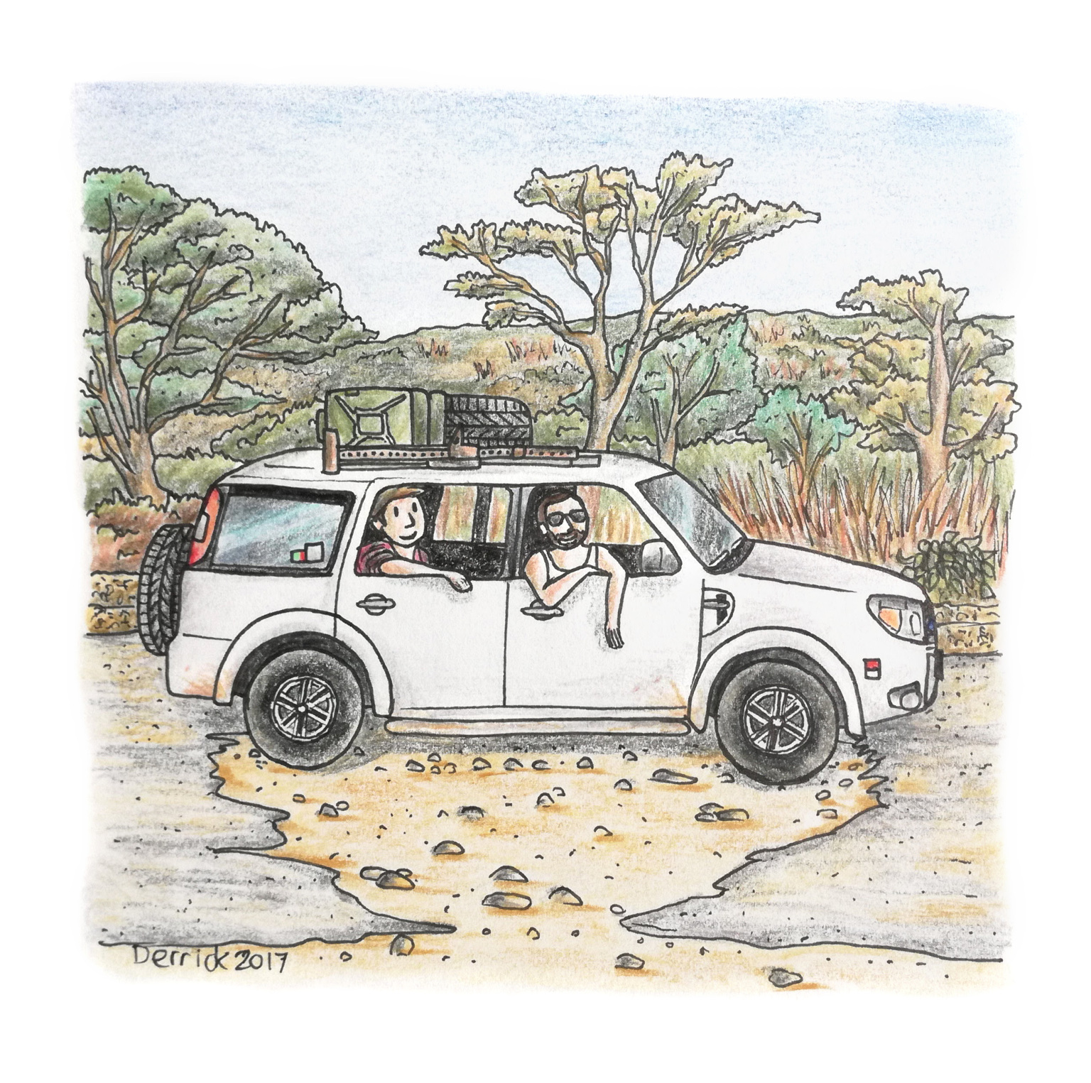 potholes sketch