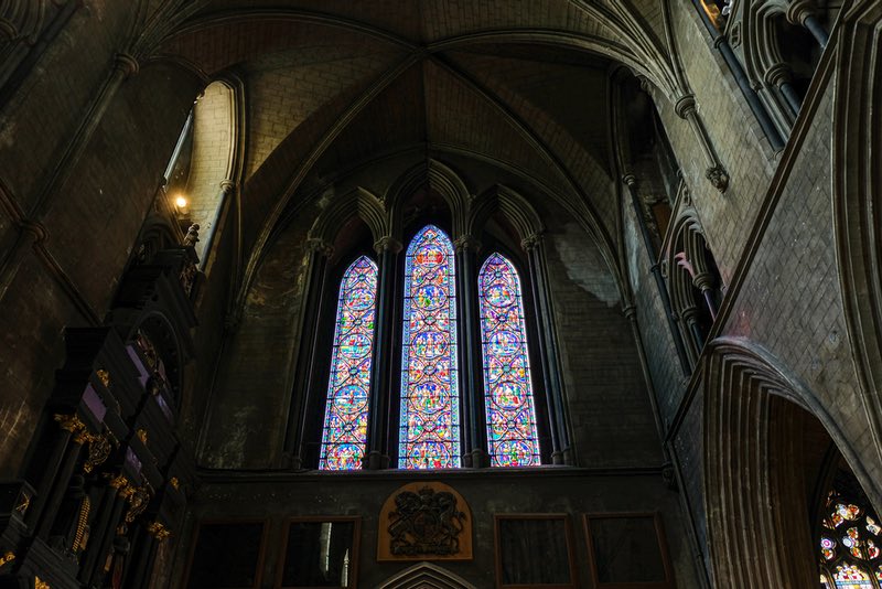 St Patrick's Cathedral in Dublin Ireland