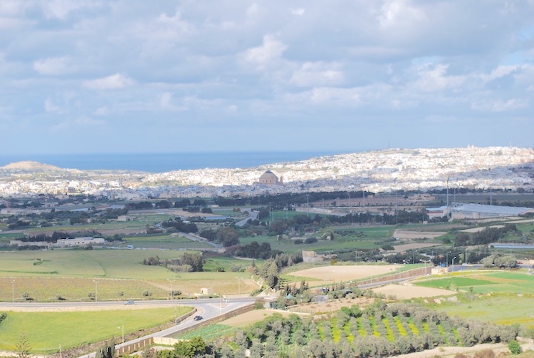 View from Mdina walls