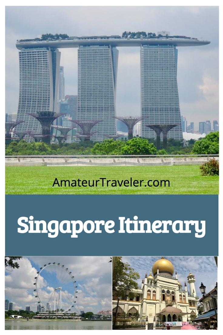 Singapore Itinerary - Best Places to Visit in Singapore in 3 days | 3 day itinerary for Singapore. An itinerary that includes some popular sites, gardens, temples, a mosque, fireworks and hawker centers |#singapore #food #hawker-center #marina-bay-sands #travel #trip #vacation