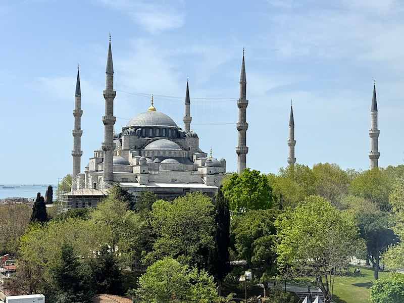 The Blue Mosque at Sultanahmet Park