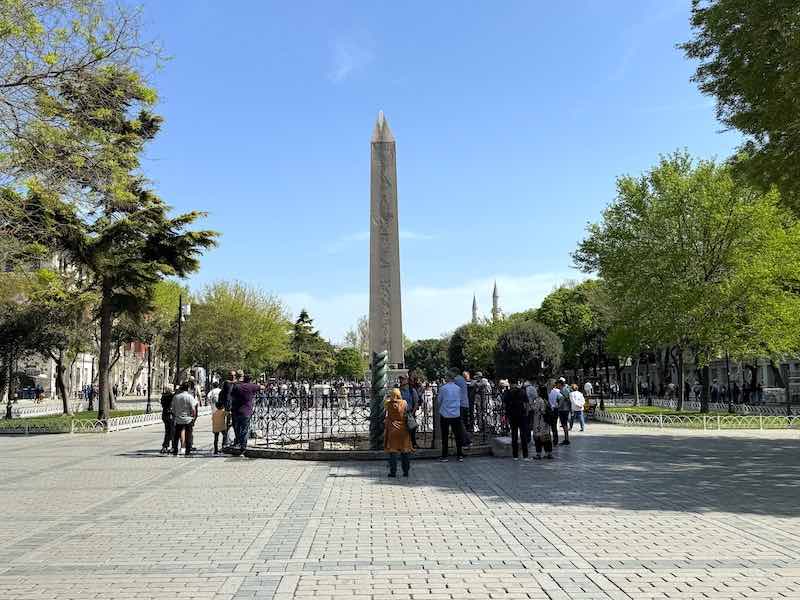 The Hippodrome featuring the Serpent Column and the Ancient Egyptian Obelisk of Theodosius