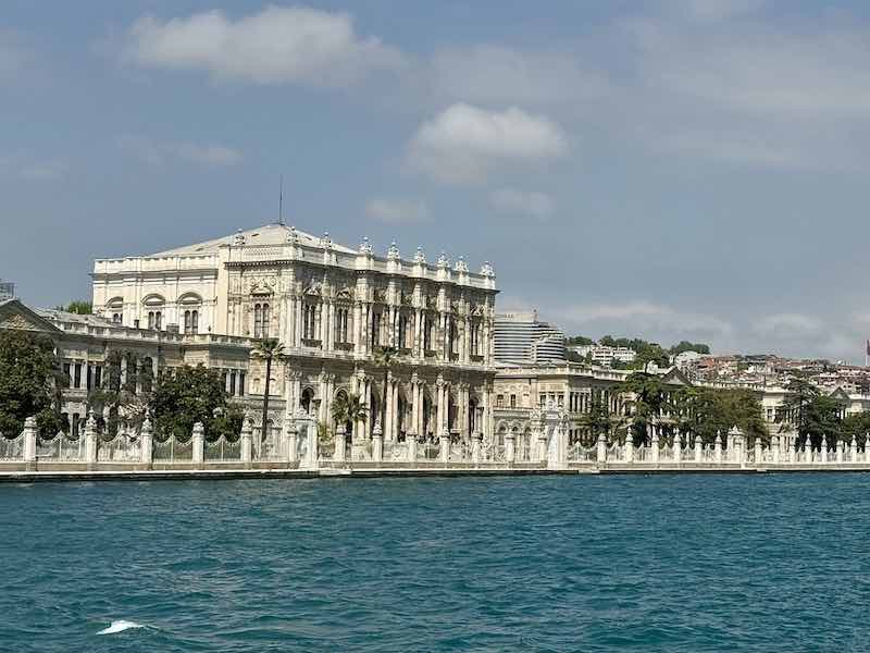 The Dolmabahce Palace constructed between 1843 and 1856 by Sultan Abdulmejid I