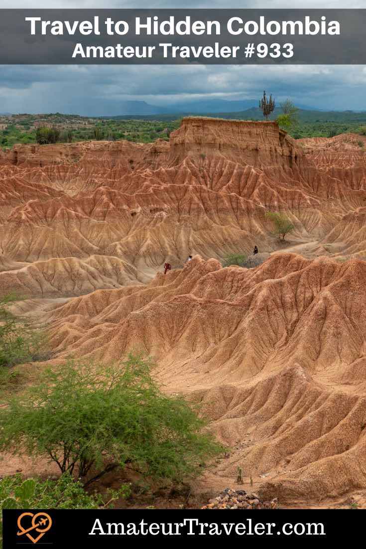 Hidden Colombia - a 10-12 day off-the-beaten-path Colombia itinerary, starting in Caño Cristales for its vibrant river, exploring the Cerros de Mavecure near Inírida, hiking the Tatacoa Desert, and ending in Tochecito to see the world's tallest wax palm forest, using Bogotá as a travel hub. (Podcast) #colombia #itinerary #hidden #travel #vacation #trip #holiday