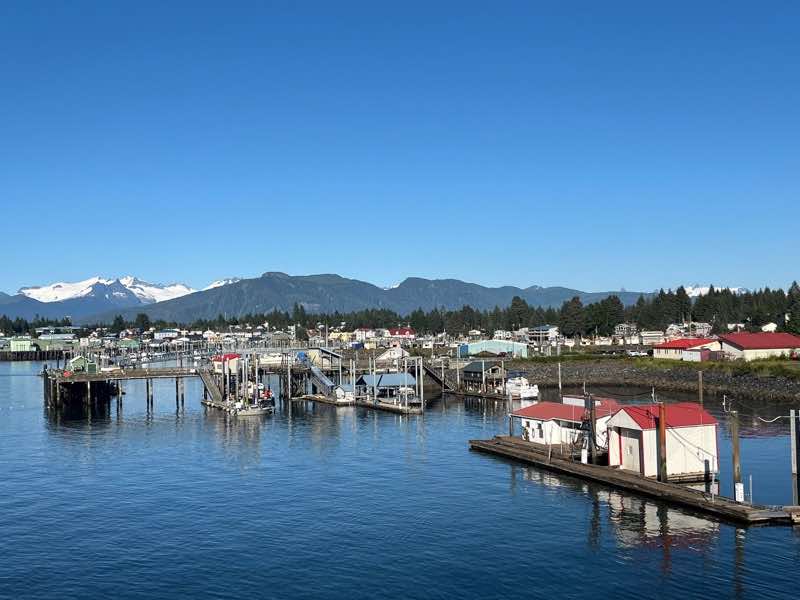 Approaching Petersburg on the Alaskan Marine Ferry