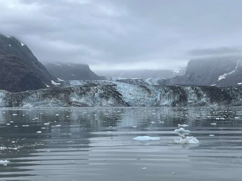 One of the glaciers viewed from the Glacier Bay National Park Boat Ride