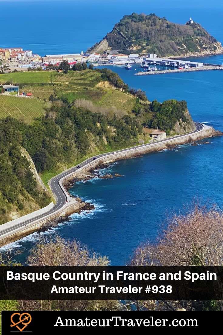 A 7-day Basque Country itinerary covering Bayonne, Biarritz, and Saint-Jean-de-Luz in France before crossing into San Sebastián, Getaria, and Bilbao in Spain, featuring historic towns, stunning coastal scenery, Basque culture, pintxos tours, Txakoli wineries, a traditional cider house, and iconic sites like Gaztelugatxe and the Guggenheim Museum. #spain #france #bilbao #sansebastian #biarritz #bayonne #itinerary #travel #vacation #trip #holiday