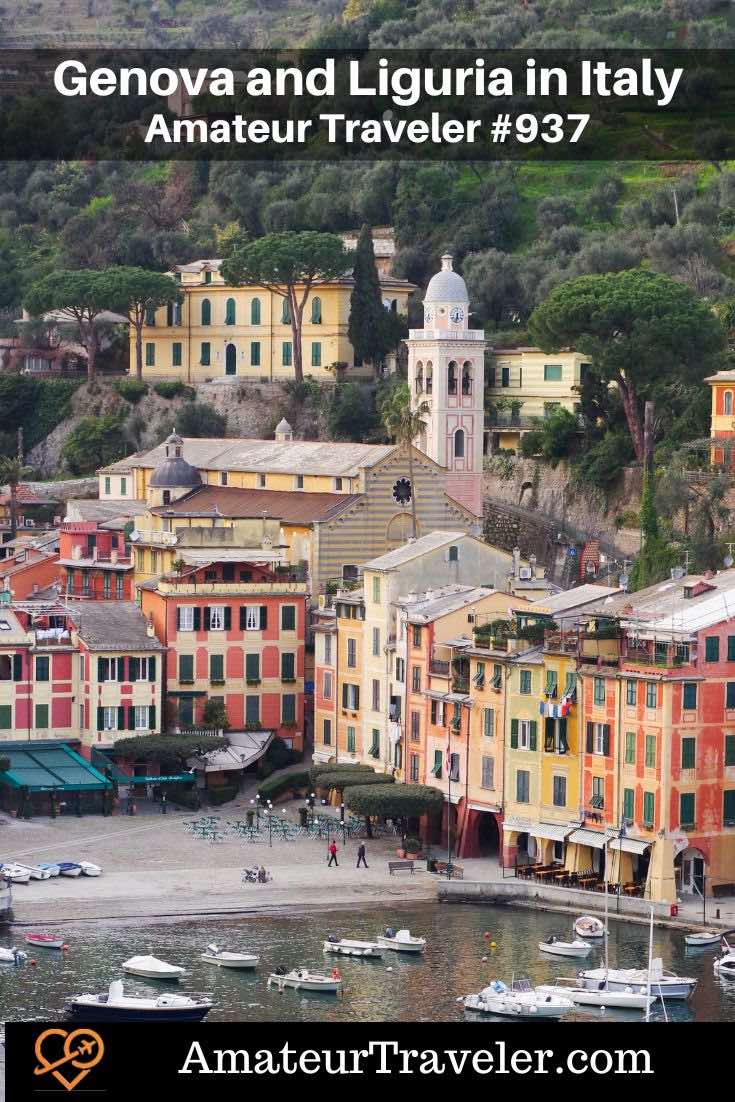 Travel to Genoa and Liguria in Italy (Podcast) - Enrica's 7-day Liguria itinerary explores Genoa’s historic palaces and food scene, Portofino’s coastal beauty, Camogli’s hidden gems, Finalborgo’s medieval charm, Alassio’s seaside elegance, Imperia’s olive oil heritage, and Dolceacqua’s wine and hilltop villages, with a focus on authentic, off-the-beaten-path experiences beyond Cinque Terre #italy #liguria #genoa #portifino #travel #vacation #trip #holiday #itinerary