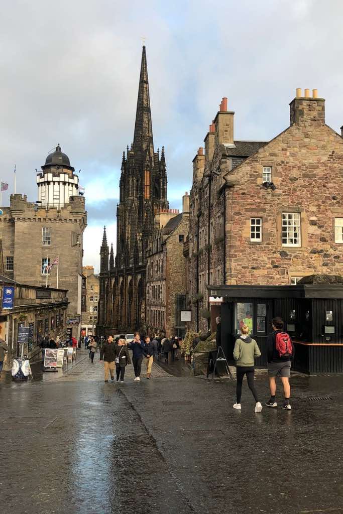 A view of the Royal Mile