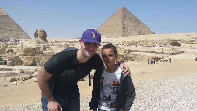 Author in Giza