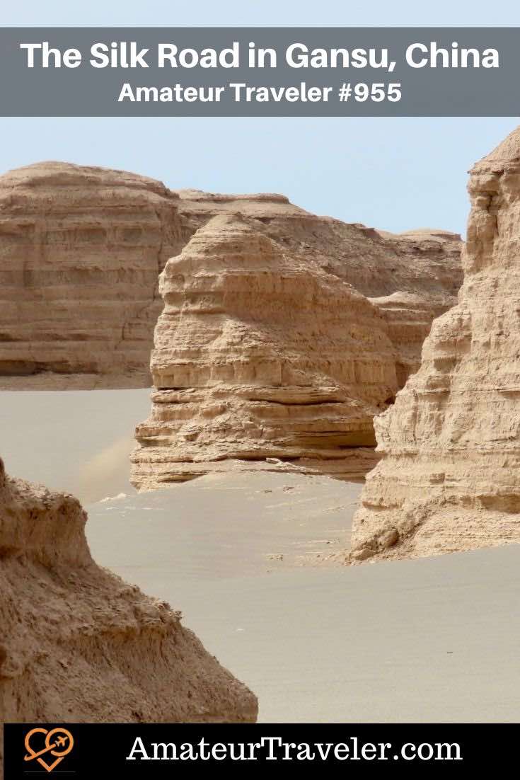 Travel the Silk Road in Gansu, China - Travel to the ancient cities of the Silk Road in the Gansu Province (Podcast) - Buddhist grottos, Rainbow Mountains, deserts, the original Great Wall of China #china #gansu #itinerary #tips #travel #vacation #trip #holiday