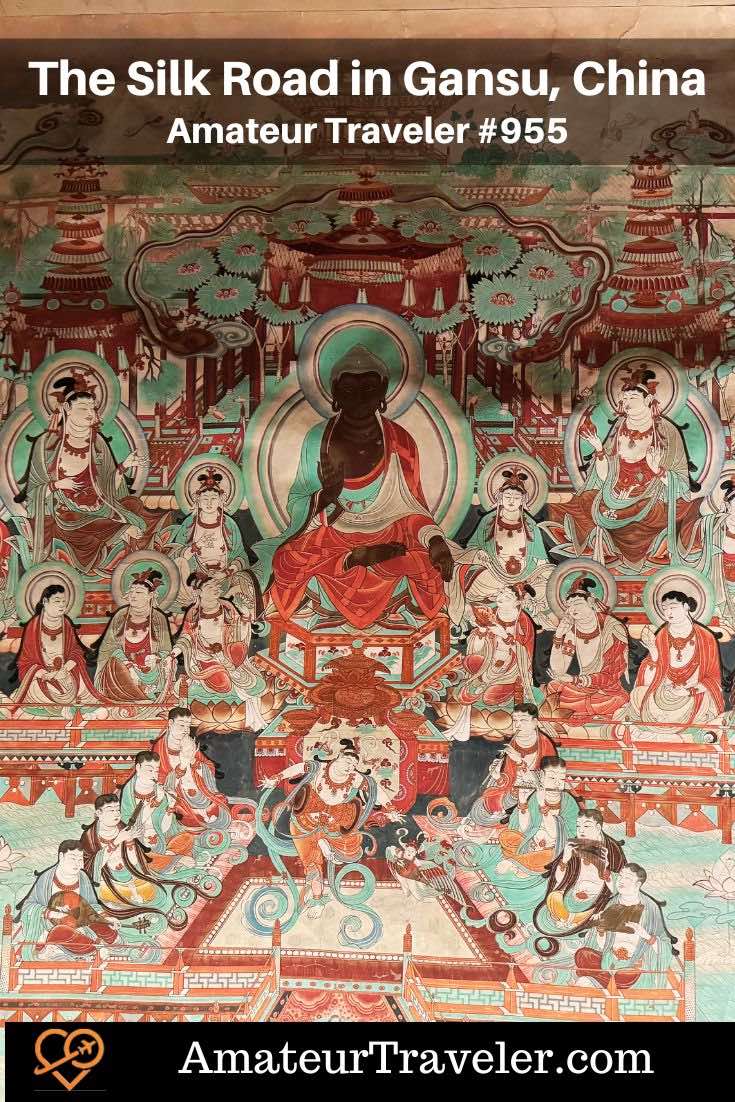 Travel the Silk Road in Gansu, China - Travel to the ancient cities of the Silk Road in the Gansu Province (Podcast) - Buddhist grottos, Rainbow Mountains, deserts, the original Great Wall of China #china #gansu #itinerary #tips #travel #vacation #trip #holiday