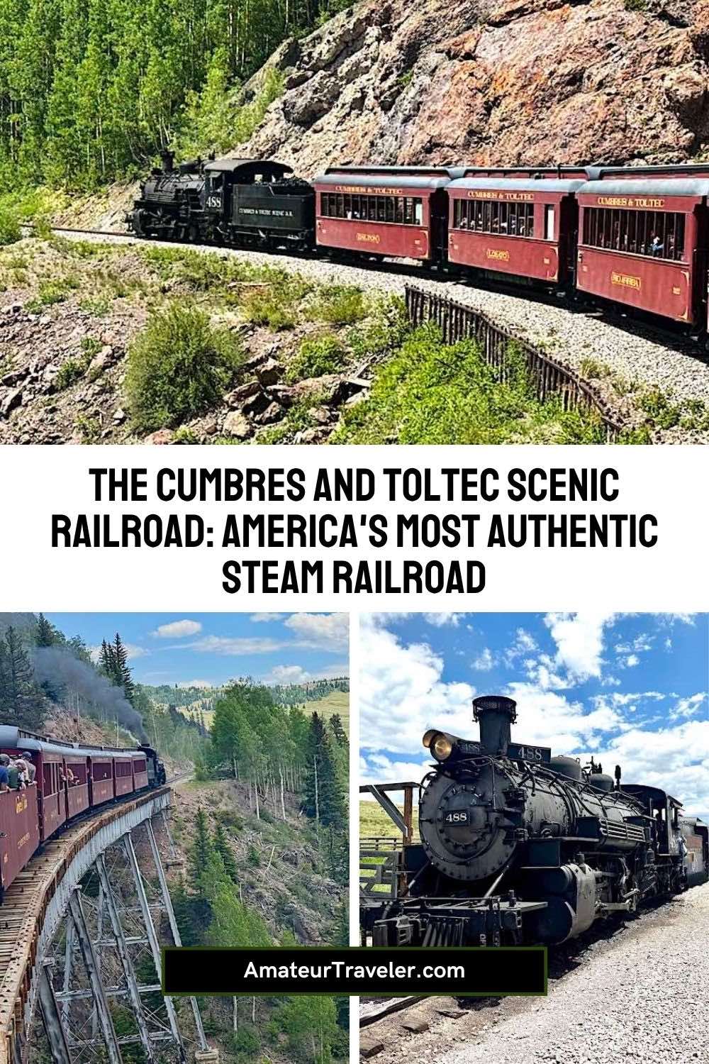 The Cumbres and Toltec Scenic Railroad: America's Most Authentic Steam Railroad #train #nemexico #travel #vacation #trip #holiday