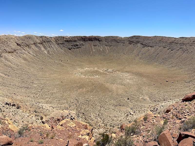 The Petrified Forest National Park and Meteor Crater, Arizona