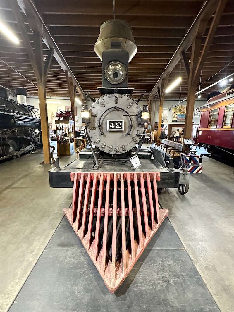 Historic Steam Engine 42, built by the Baldwin Locomotive Works in 1887