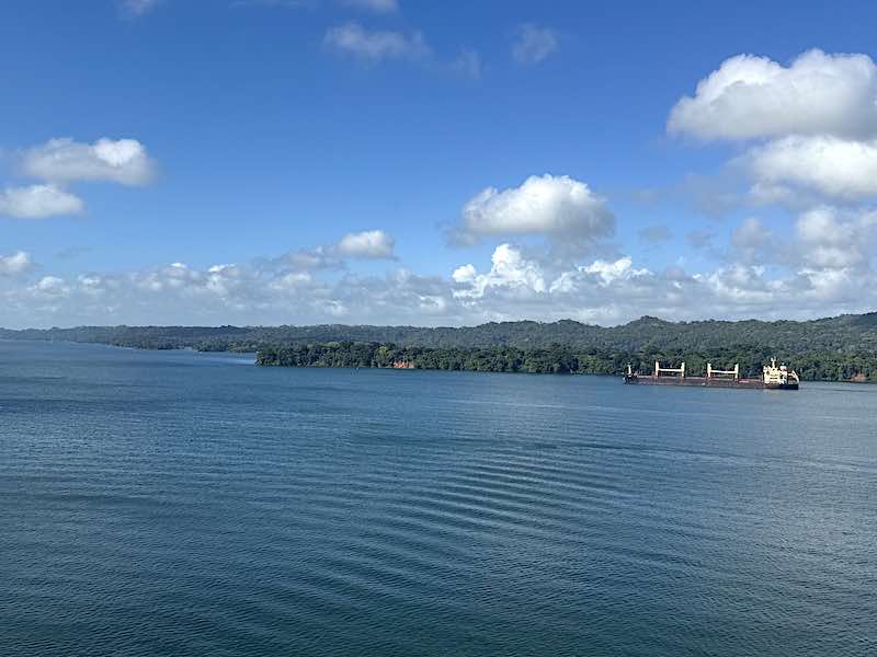 Gatun Lake as seen from the Celebrity Ascent