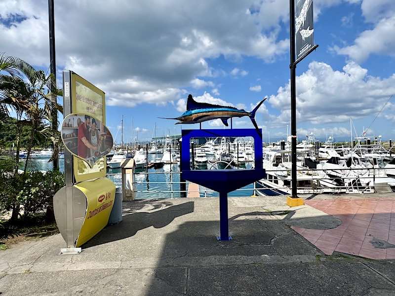 The waterfront entertainment district of Panama City, located at the end of the Amador Causeway