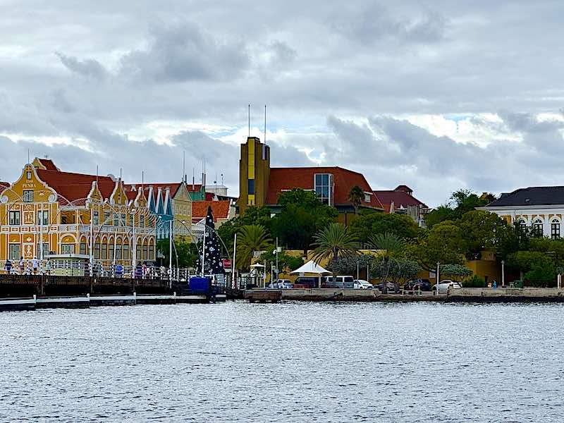 The entrance to the Punda district from the Queen Emma Bridge