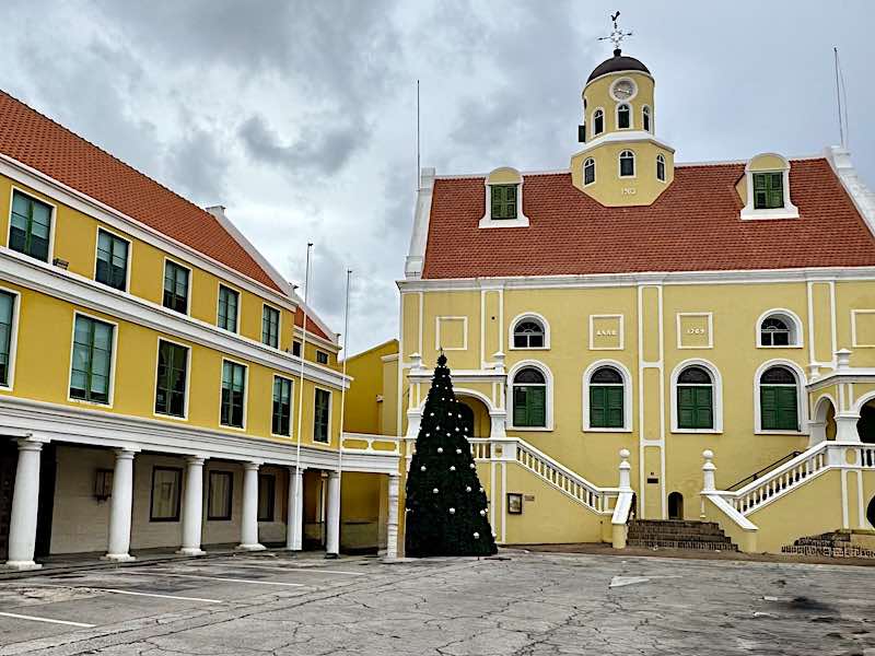 The entrance to Fort Church located within the walls of Fort Amsterdam