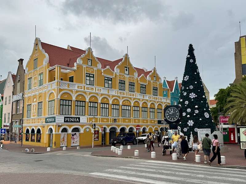 The PENHA building displaying Curaçao’s 18th century baroque style