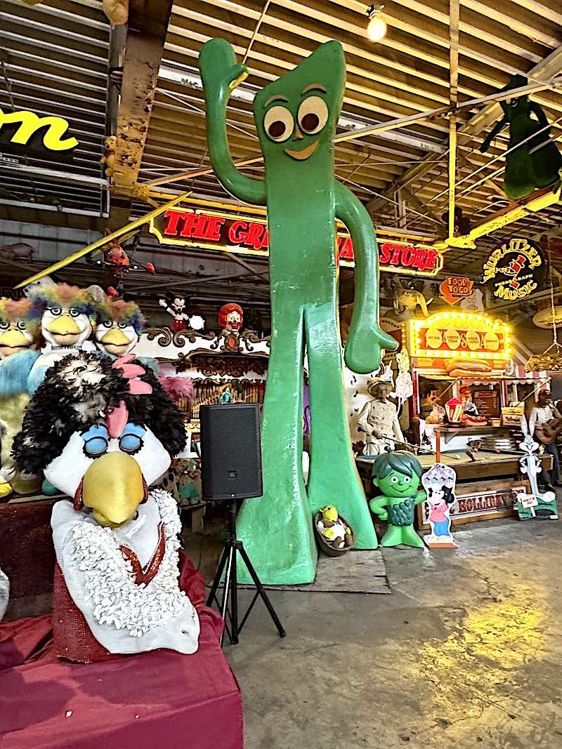 The world’s tallest Gumby figurine
