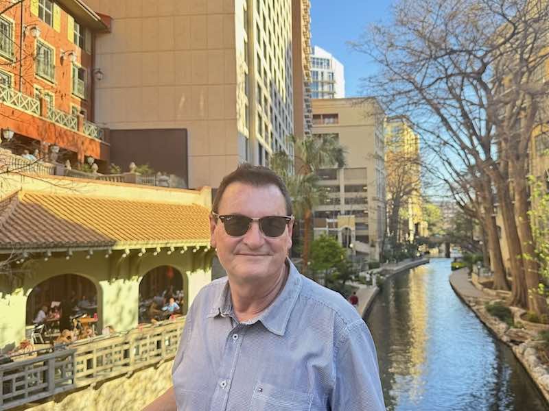 Author at the River Walk