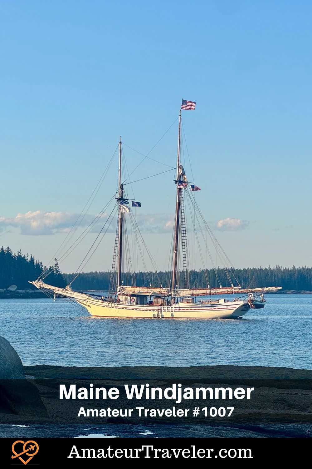 Sail the Maine coast aboard the Schooner Heritage on a six-night windjammer voyage from Rockland. Discover island anchorages, lobster bakes, changing weather, hearty meals, hands-on sailing, and the peaceful rhythm of life under canvas in Penobscot Bay.