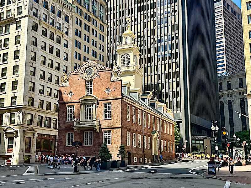 The Old State House is Boston's oldest surviving public building